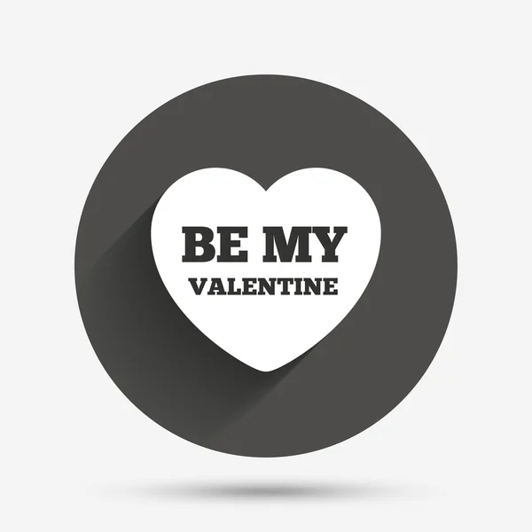 Worden mijn pictogram Valentine teken. — Stockvector