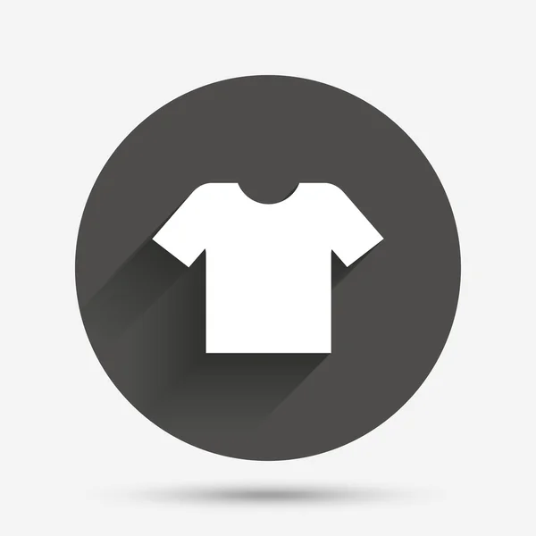 T-shirt teken pictogram. kleren symbool. — Stockvector