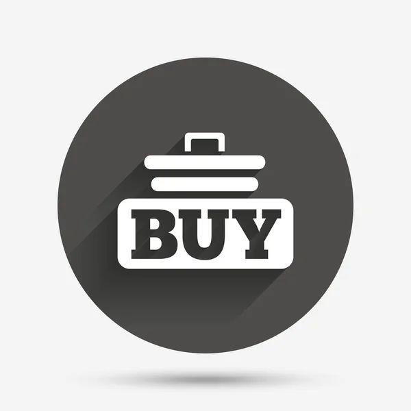 Ikona s symbolem online nákupu — Stockový vektor
