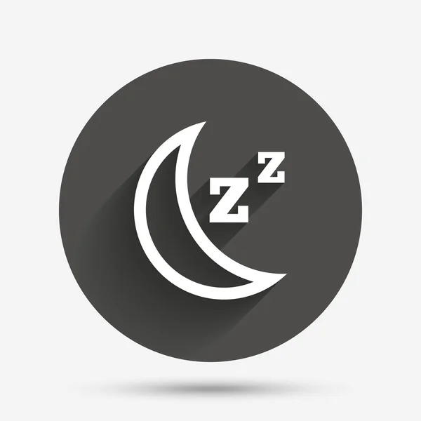 Sleep sign icon. — Stock Vector