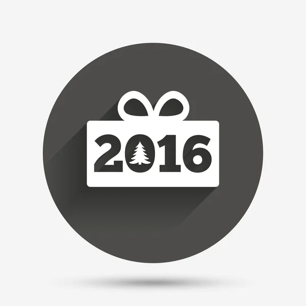 Feliz Año Nuevo 2016 signo — Vector de stock