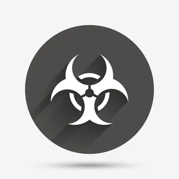 Biohazard sign icon. — Stock Vector