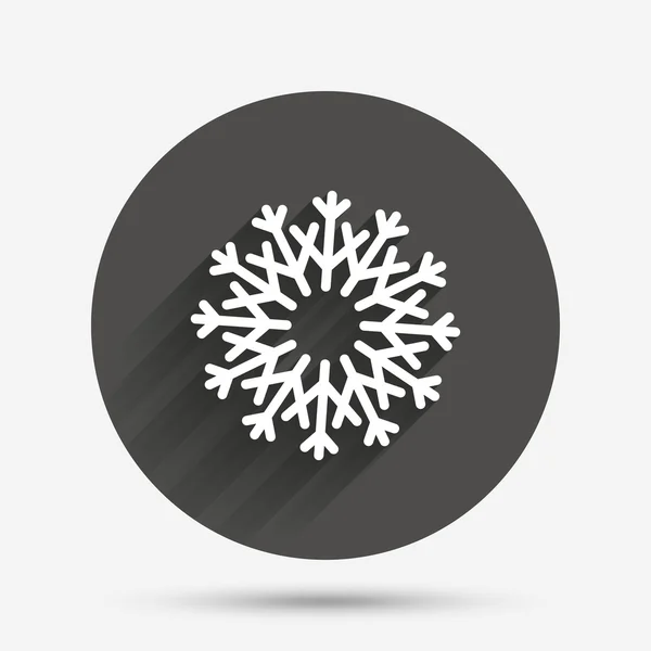 Snowflake artistic sign icon. Air conditioning. — Stock Vector