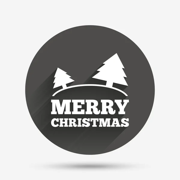 Joyeux Noël signe icône . — Image vectorielle