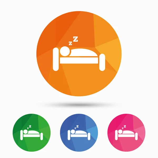 Hotel teken pictogram. — Stockvector