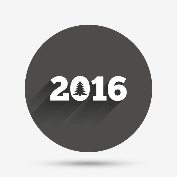 Boldog új évet 2016 jele — Stock Vector