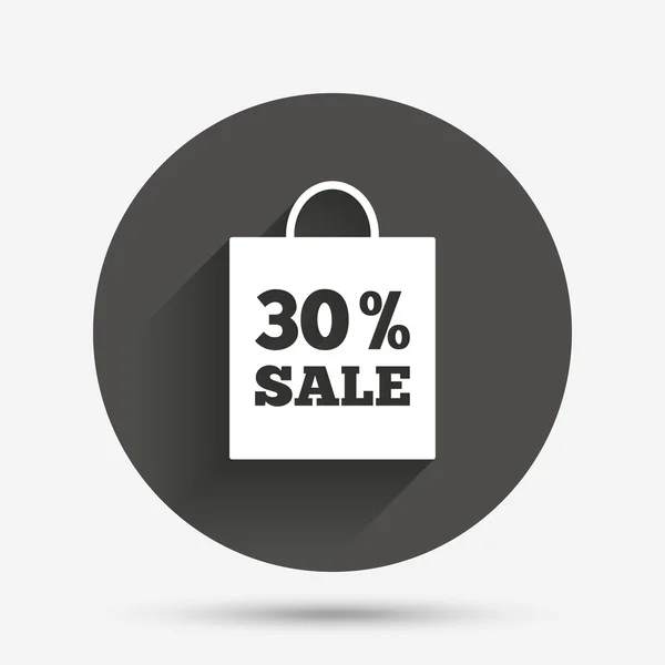 30 por ciento bolsa de venta — Vector de stock