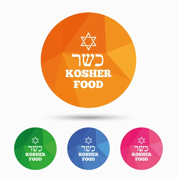 Kosher Voedsel productteken — Stockvector