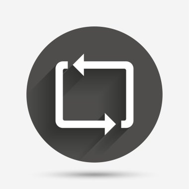 Simge yineleyin. Döngü sembolü.  