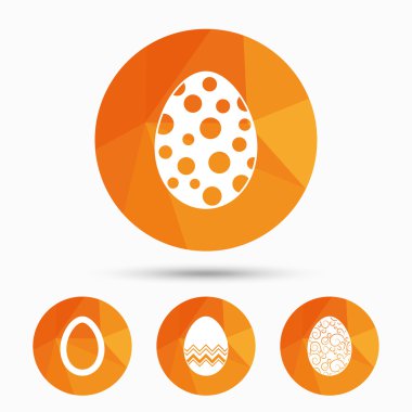 Paskalya yumurtaları simgeleri işaretler