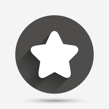 yıldız işareti simgesi. En sevdiğim düğme. Gezinti