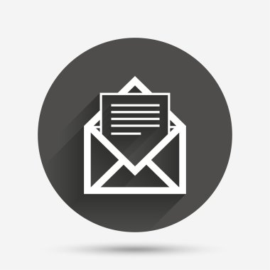 Posta simgesi. Zarf simgesi. 