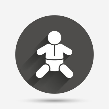 Bebek Bebek işareti simgesi.