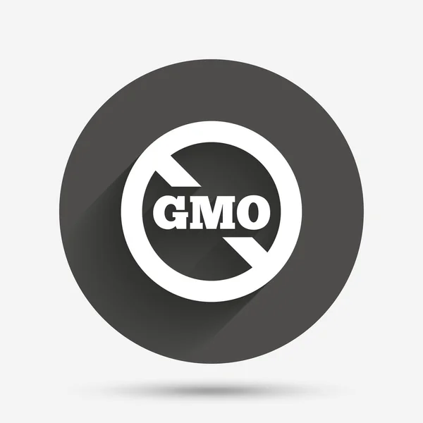 No GMO sign icon — Stock Vector