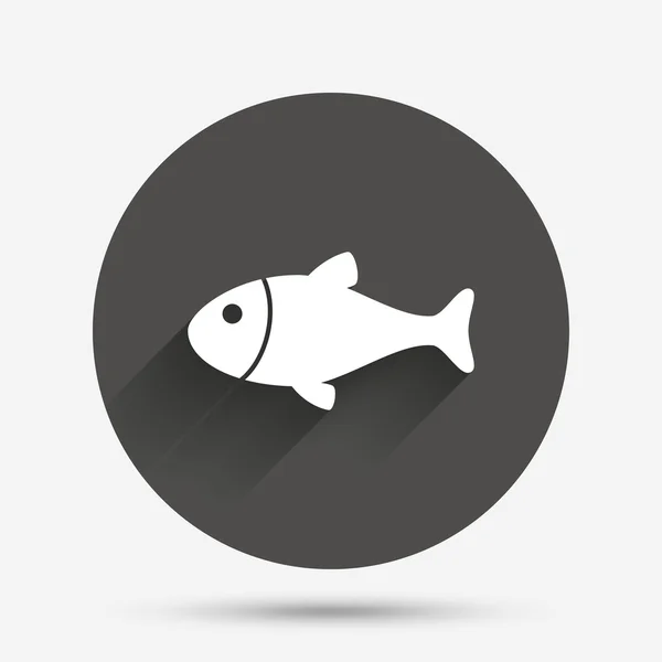 Fish sign icon. Fishing symbol. — Stock Vector