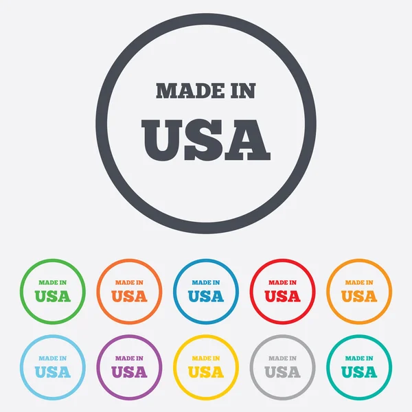 Made in the USA icon. — Stock Vector