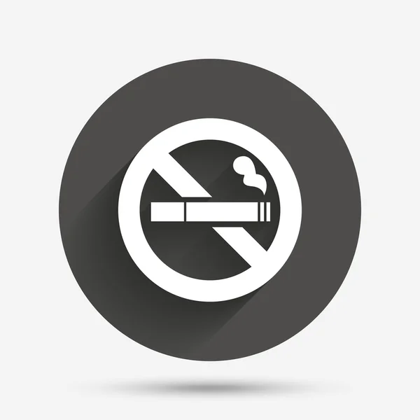 No fumar signo icono. — Vector de stock