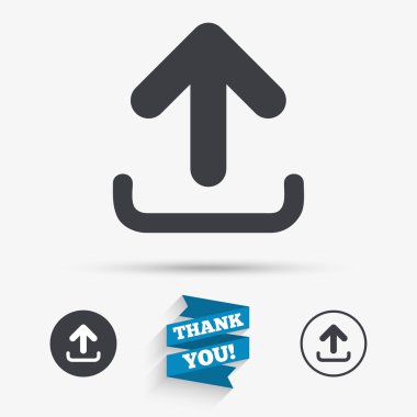 işareti simgesi yükle. Yükle düğmesi.