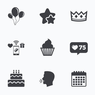 doğum günü partisi simgeleri 