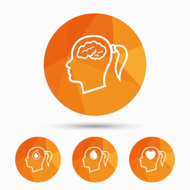 Beyin simgesiyle baş.