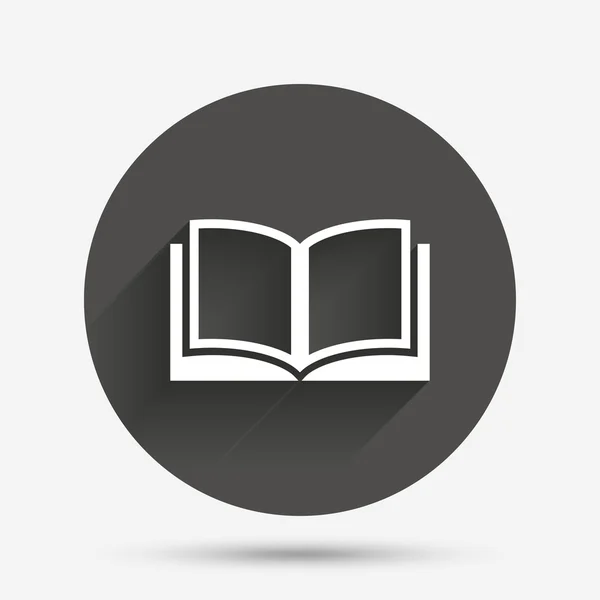 Open book icon. — Stock Vector