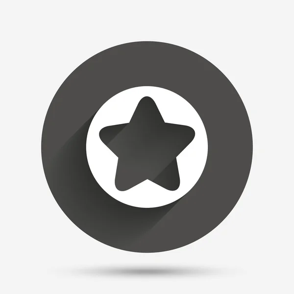 Hvězdné znamení ikona. oblíbené tlačítko. navigace — Stockový vektor