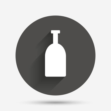 alkol işareti simgesi. içki sembolü. şişe.
