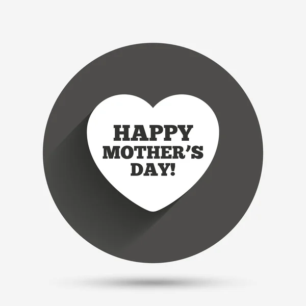 Mutlu anneler'ın gün işareti simgesi. Anne sembolü. — Stok Vektör