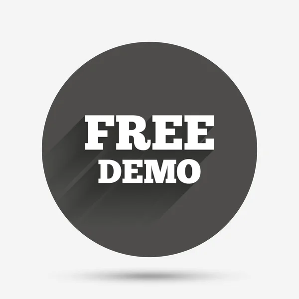 Gratis Demo tecken ikon. Demonstration symbol. — Stock vektor