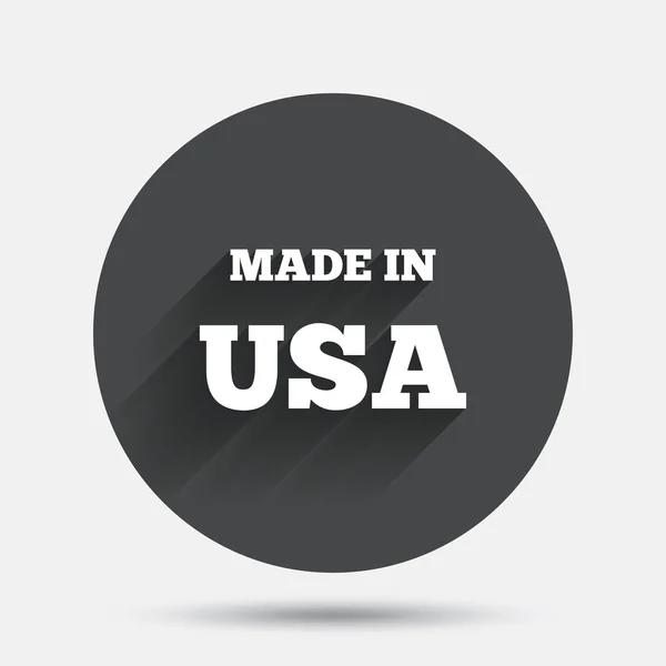 Made in the USA icon. Export production symbol. — Stock Vector