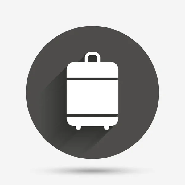 Icono de equipaje de viaje. Símbolo de equipaje . — Vector de stock