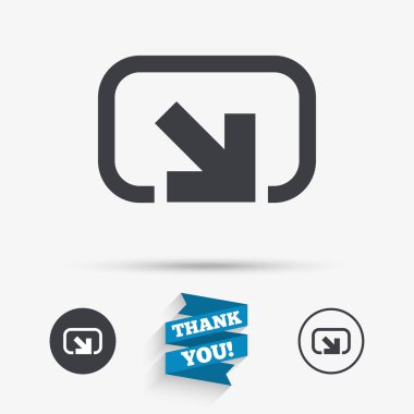 eylem işareti simgesi. sembol payı.