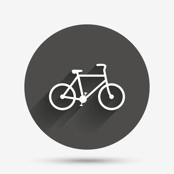 Signo de bicicleta icono. Entrega ecológica . — Archivo Imágenes Vectoriales