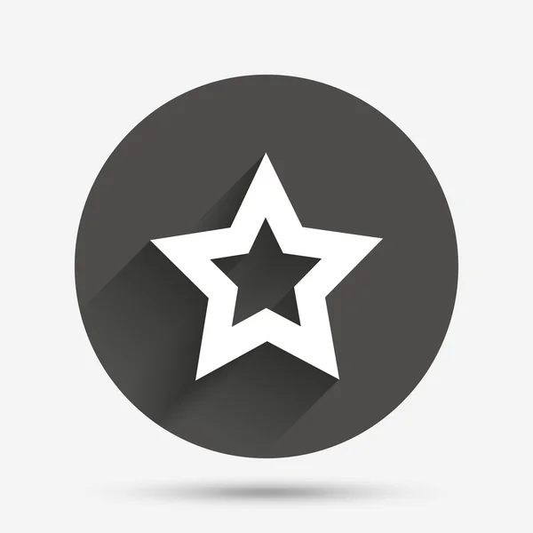 Hvězdné znamení ikona. oblíbené tlačítko. navigace — Stockový vektor