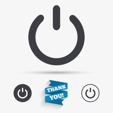 güç işareti simgesi. sembolü geçiş.