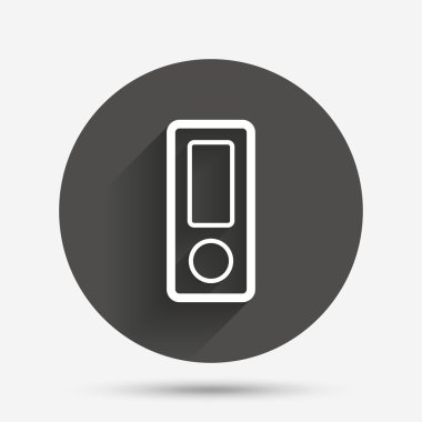 Belge klasörü işaret. Muhasebe Ciltçi simgesi.