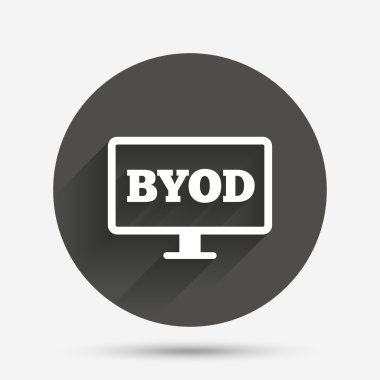 byod işareti simgesi. kendi aygıt simgesi getir.