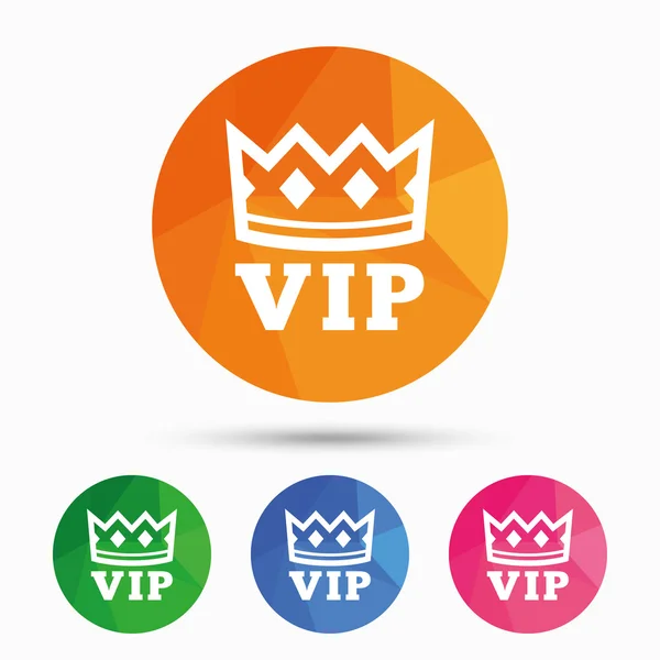 VIP-teken pictogram. lidmaatschap symbool. — Stockvector