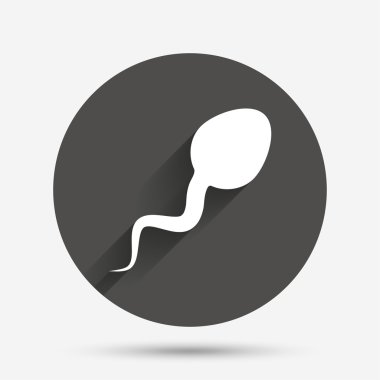 sperm işareti simgesi. Döllenme sembolü.