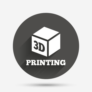 3D baskı işareti simgesi