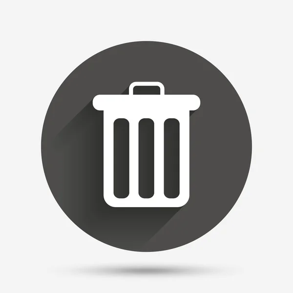 Recycle bin sign icon. Bin symbol. — Stock Vector