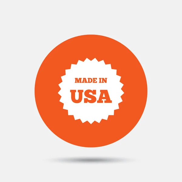 Made in the USA icon. Export production symbol. — Stock Vector
