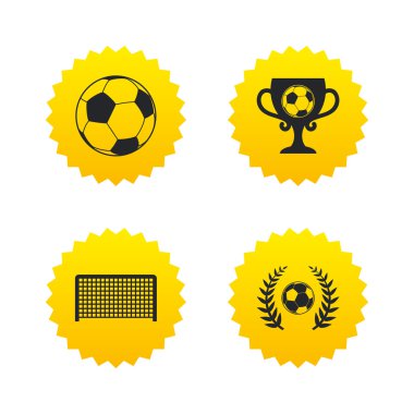 Futbol simgeler. Futbol spor top.