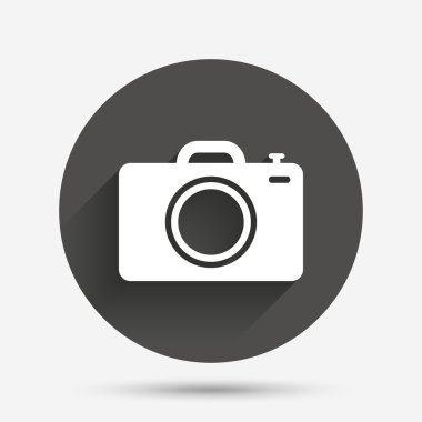 fotoğraf kamera işareti simgesi. Fotoğraf simge.