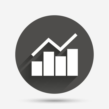 grafik grafik işareti simgesi. Diyagram simgesi.