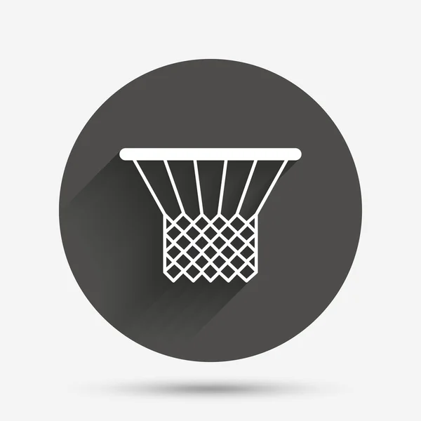 Basketbol işareti simgesi — Stok Vektör