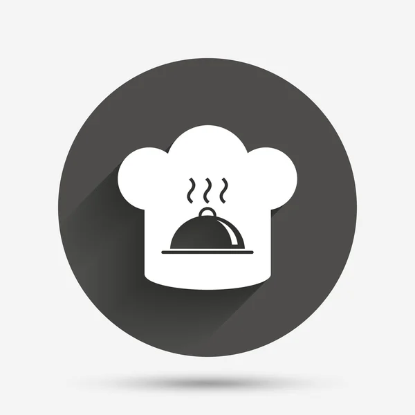 Kock hat tecken ikon. matlagning symbol. — Stock vektor