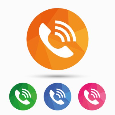 telefon işareti simgesi. simge desteği.