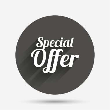 özel teklif işareti simgesi. satış sembol.