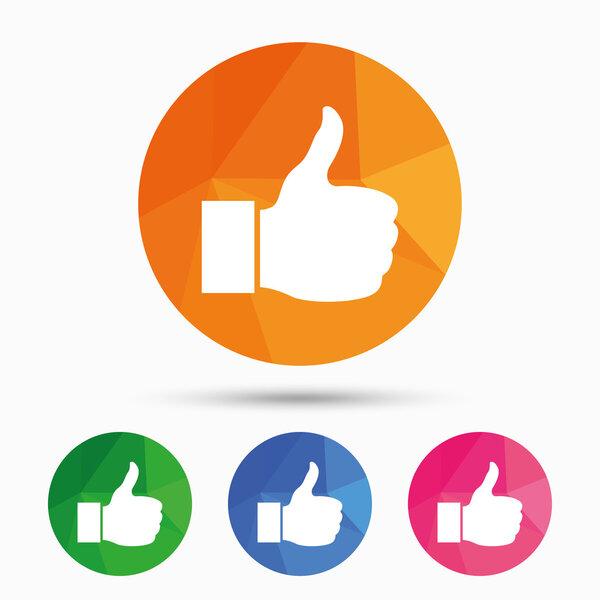 Как значок знака. Символ руки вверх
.